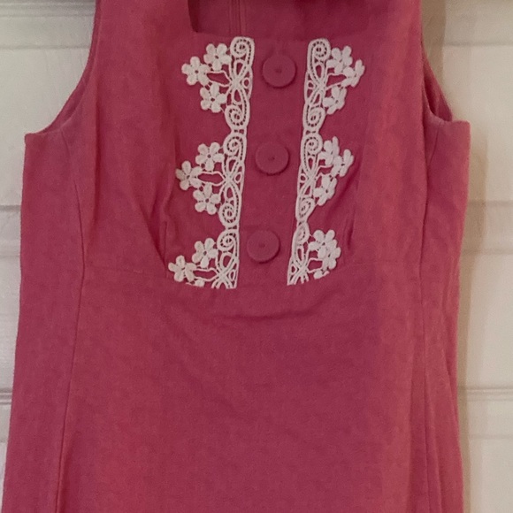 Pink Lilly Pulitzer shift dress size 4 - Picture 3 of 5
